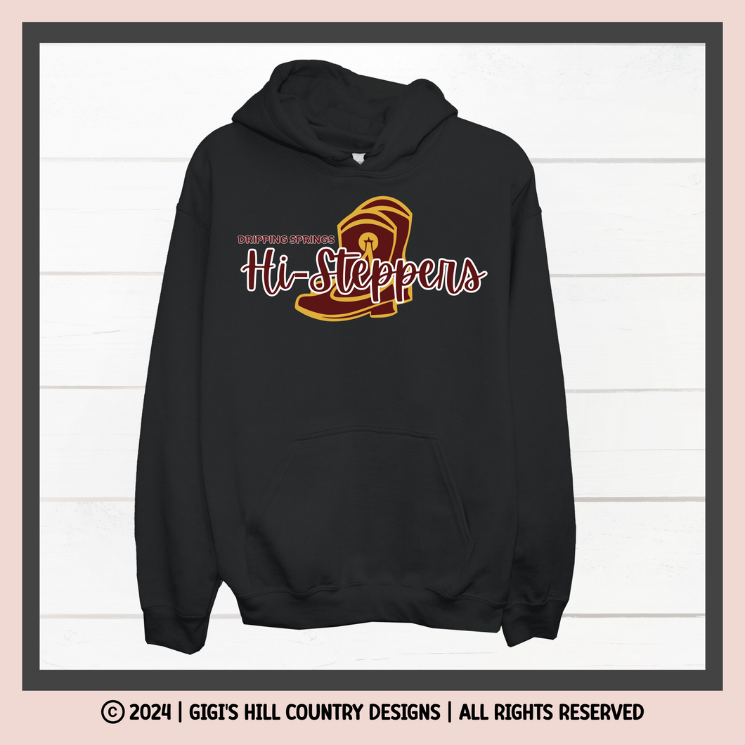 Dripping Springs Hi-Steppers Hoodies - ADULT AND YOUTH