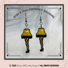 Load image into Gallery viewer, Leg Lamp Earrings
