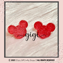 Load image into Gallery viewer, Mouse Head Earrings - Studs or Dangles
