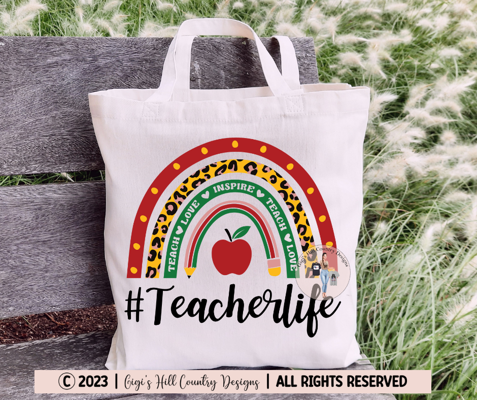 Teacher Life Rainbow