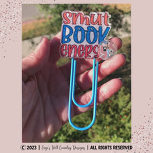 Load and play video in Gallery viewer, Smut Book Energy Bookmark, Bogg Bag, Book Bag Tag
