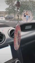 Load and play video in Gallery viewer, Moo Bitch Get Out The Way Beaded Rear View Mirror Dangle Decor
